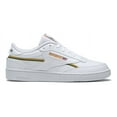thumbnail image 1 of Mens Reebok CLUB C 85 VEGAN Shoe Size: 12 Ftwr White - Collegiate Gold - Dark Green Fashion Sneakers, 1 of 1