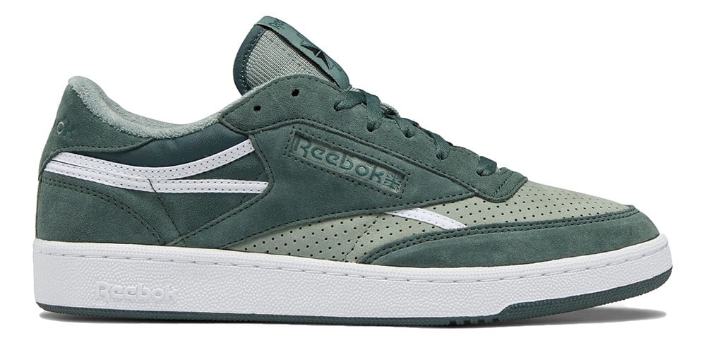 Mens Reebok CLUB C 85 VINTAGE Shoe Size 4.5 Chlgrn Hargrn Ftwwht Fashion Sneakers Walmart