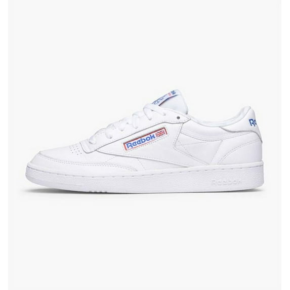 Mens Reebok Club C 85 SO White Light Grey Heather Solid Grey Vital Blu