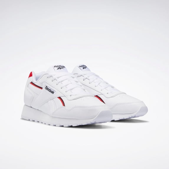 Mens Reebok GLIDE VEGAN Shoe Size: 8 Ftwwht - Cblack - Vecred Running