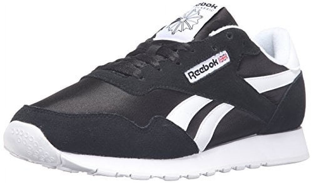 Reebok, Mens Running Shoes, Size 11, Black White Nylon Suede - Walmart.com
