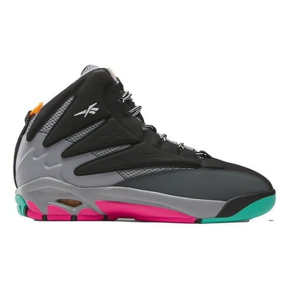 Mens Reebok THE BLAST Shoe Size: 8.5 Core Black - Laser Pink - Cyber Mint Basketball