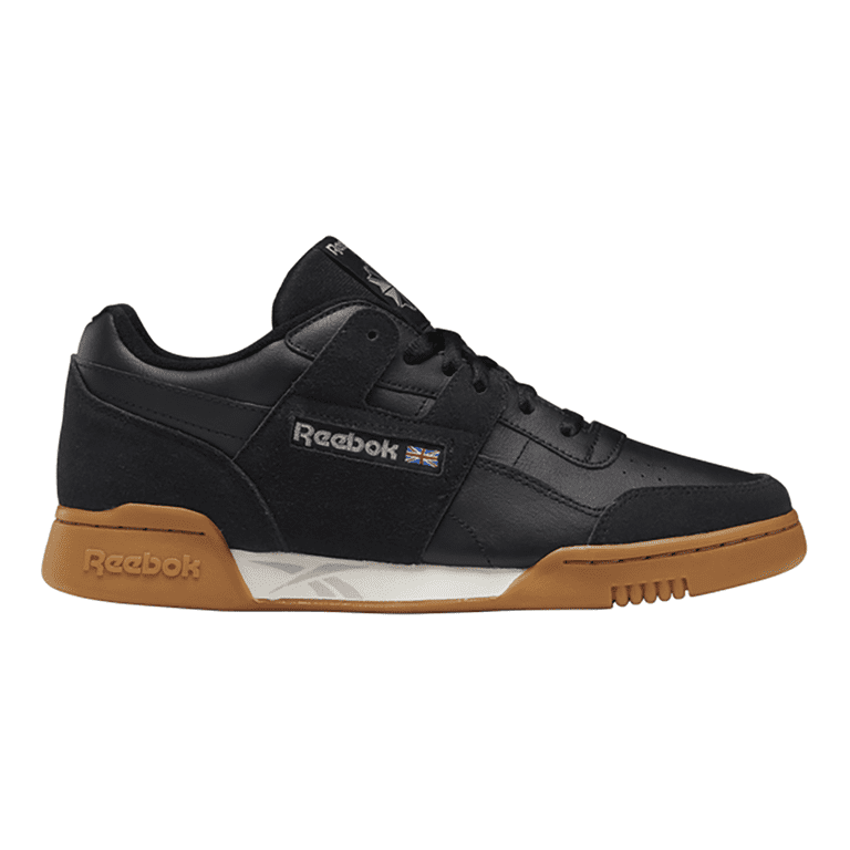 Mens Reebok WORKOUT PLUS Shoe Size 11.5 Black Carbon Classic Red Gum Cross Training Walmart