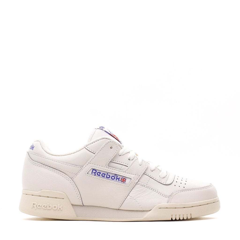 Reebok Men s 1987 TV WORKOUT PLUS Vintage Shoes Leather Size 10 Chalk White Roya Fashion Sneakers Walmart