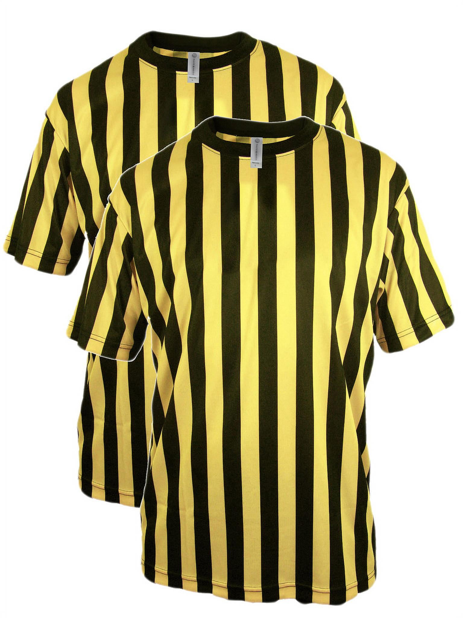 Mens Referee Shirts Comfortable, Lightweight Ref Shirt for Officials, Bars, More