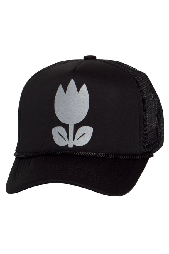 Mens Reflective Power Cap - Visibility Design Cosplay Trucker Hats, Flower