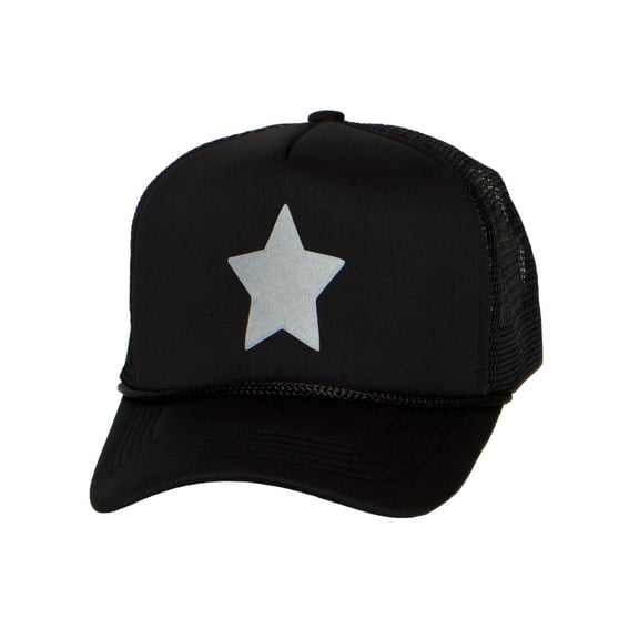Mens Reflective Power Cap - Visibility Design Cosplay Trucker Hats, Star