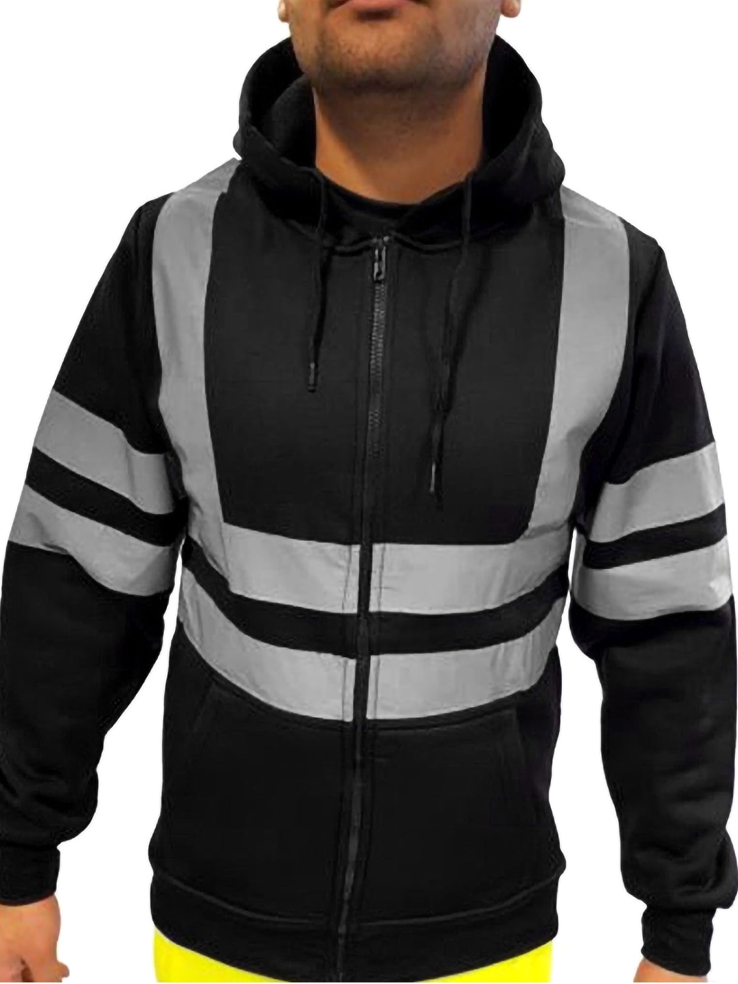 Reflective mens online hoodie