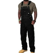 Mens Regular Fit Bib Overalls Slim Fit Denim Jumpsuit Big And Tall Denim Overalls with Adjustable Strap Work Pants Black XXXXXL