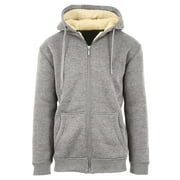 GALAXY BY HARVIC Mens Regular Fit Heavyweight Sherpa Fleece Lined Hoodie (S-3XL)