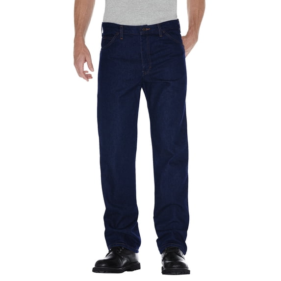 Mens Regular Straight Fit 5-Pocket Denim Jean