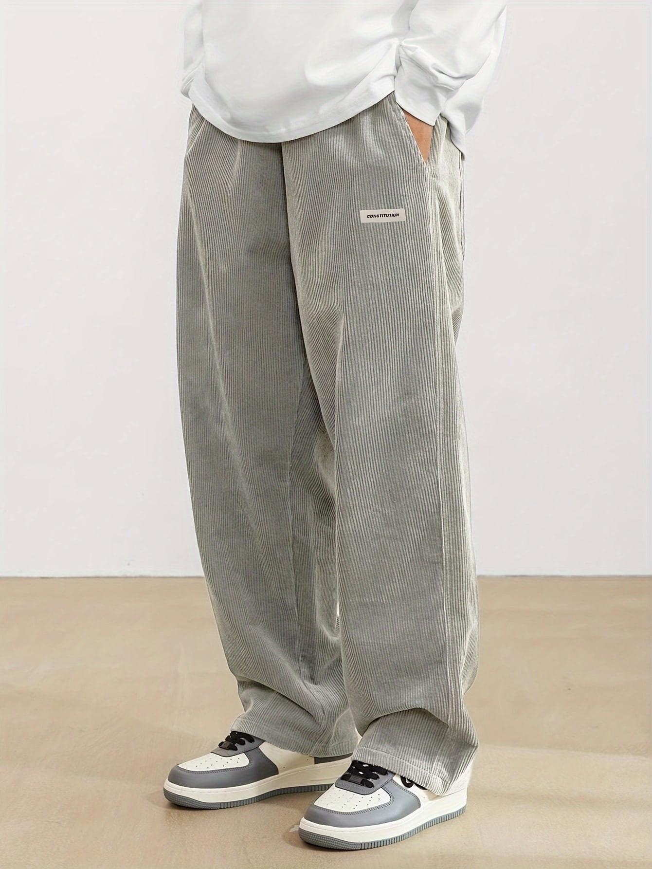 Mens Relaxed Corduroy Pants - Comfortable & Durable with