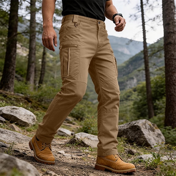 Mens Relaxed Fit Stretch Cargo Pant