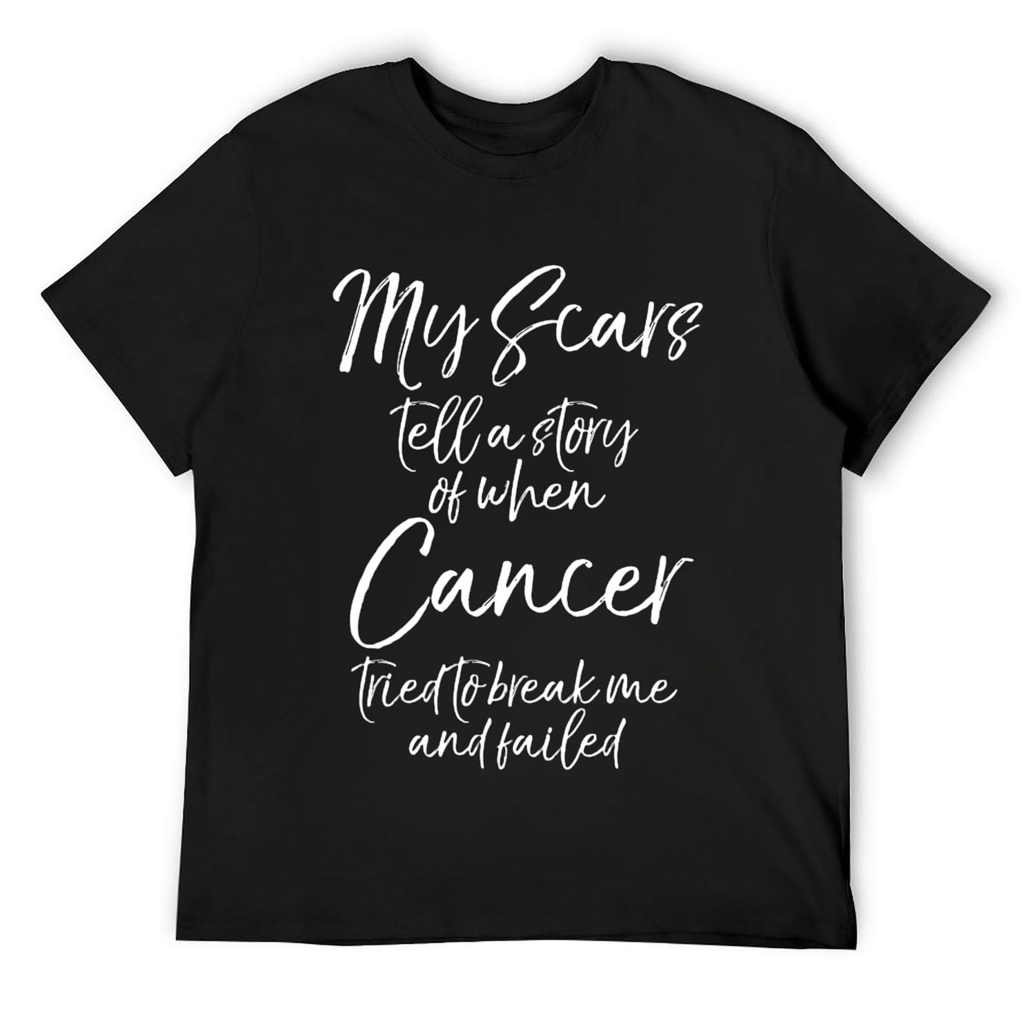 Mens Remission Gift Survivor Cancer Scars Quote Cute Cancer Free