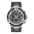 thumbnail image 1 of Mens Reserve Quartz Chronograph Dial Watch, Black & Steel, 1 of 1