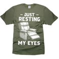 thumbnail image 1 of Mens Resting my eyes t-shirt nap shirts sleeping funny tee birthday gift fathers day dad gift shirt, 1 of 6
