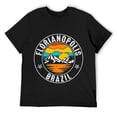 thumbnail image 1 of Mens Retro 70s 80s Florianopolis Brazil T-Shirt Black, 1 of 5