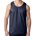 thumbnail image 1 of Mens Reversible Active Mesh Tank Top, Large True Navy, 1 of 3