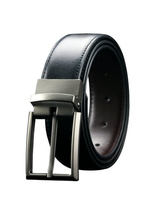 Reversible Leather TB Belt in Black/tan - Men