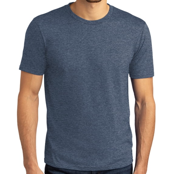 Mens Revolutionary Triblend T-shirt, 4XL Navy Frost
