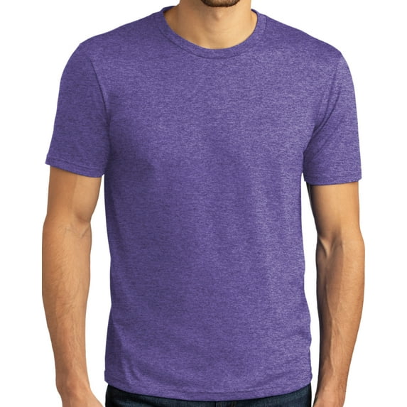 Mens Revolutionary Triblend T-shirt, 4XL Purple Frost
