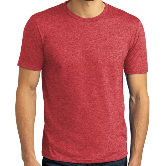 Mens Revolutionary Triblend T-shirt, Extra-Small Red Frost
