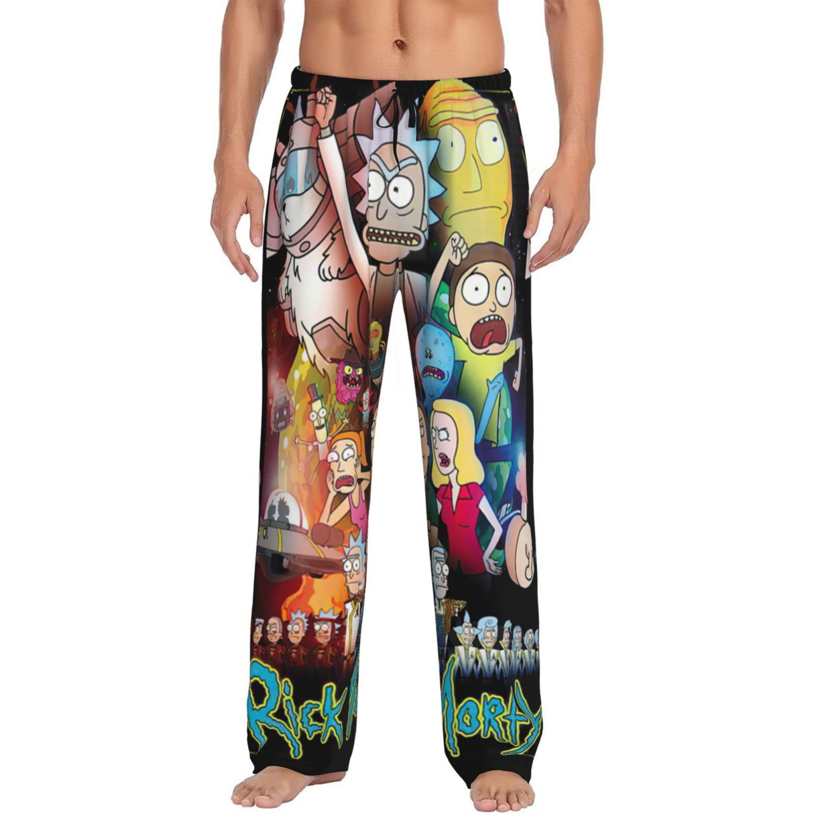 Mens Rick And Morty Pajama Pants Soft Lightweight Pajama Pants Cartoon mens-rick-and-morty-pajama-pants-soft-lightweight-pajama-pants-cartoon