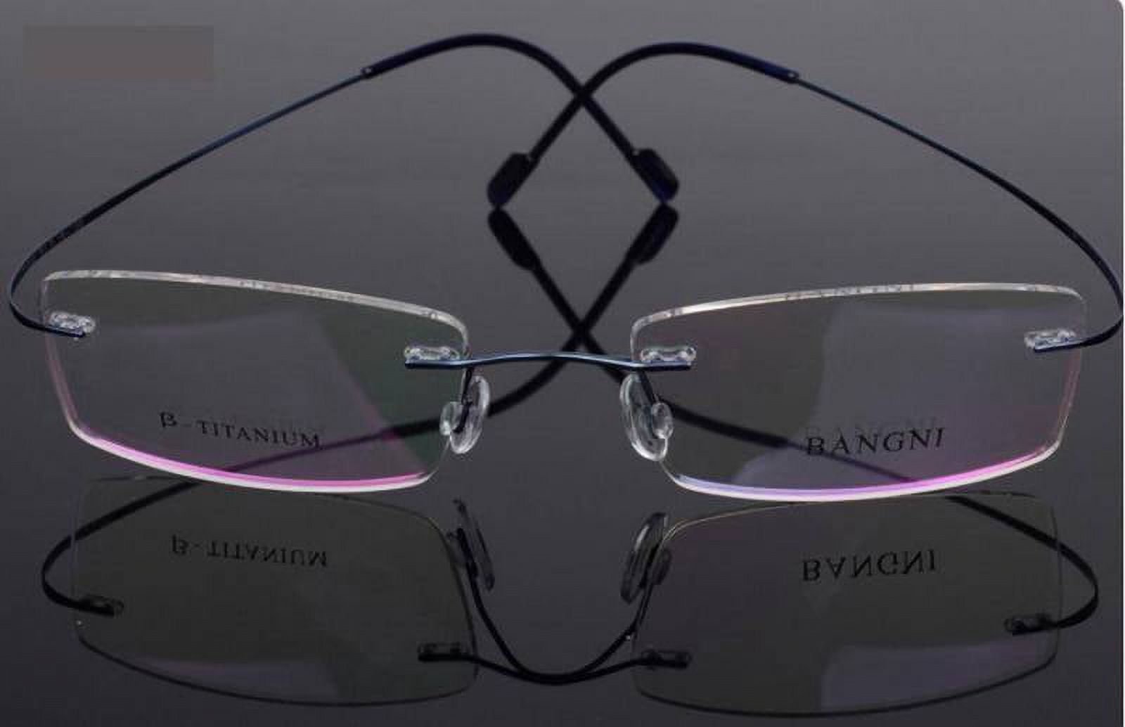 Mens Rimless Rectangle Titanium Flexible Lightweight Ecuador Ubuy