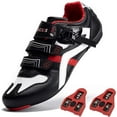thumbnail image 1 of Mens Road Cycling Shoes - Road Biking Shoes with Cleats , Fit for Peloton Bike Shoes , Mesh Cycling Shoes Compatible with Look Delta SPD/SPD-SL Fit for Road Racing, 1 of 7