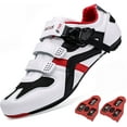 thumbnail image 1 of Mens Road Cycling Shoes - Road Biking Shoes with Cleats , Fit for Peloton Bike Shoes , Mesh Cycling Shoes Compatible with Look Delta SPD/SPD-SL Fit for Road Racing, 1 of 7