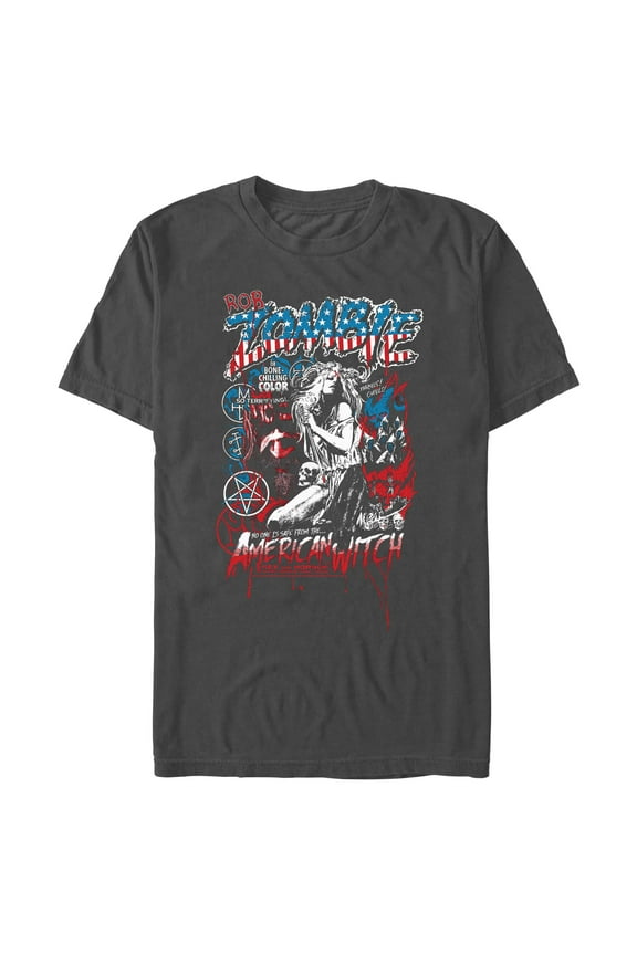 Mens Rob Zombie American Witch T Shirt