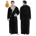 thumbnail image 1 of Mens Robe, PUTUO Robes for Men, Soft Plush Full Length Robe Winter Warm Fuzzy Luxury Spa Dressing Gown with Pockets Shawl Collar Housecoat, 1 of 9