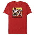 thumbnail image 1 of Mens Rooster Fighter Bird Fight Panels T Shirt, 1 of 5