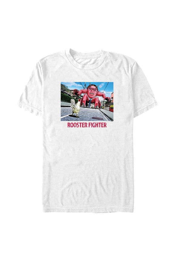 Mens Rooster Fighter Demon Bird Fight T Shirt
