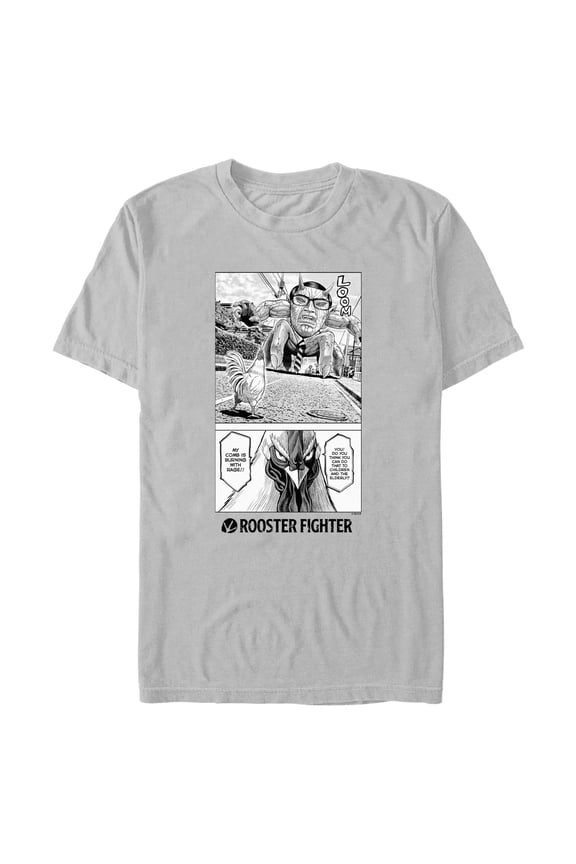 Mens Rooster Fighter Epic Bird Fight T Shirt