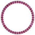 thumbnail image 1 of Mens Ruby Red / Pink Gemstone Bezel To Fit Rolex DateJust Watch 36mm Case 3.08CT, 1 of 2