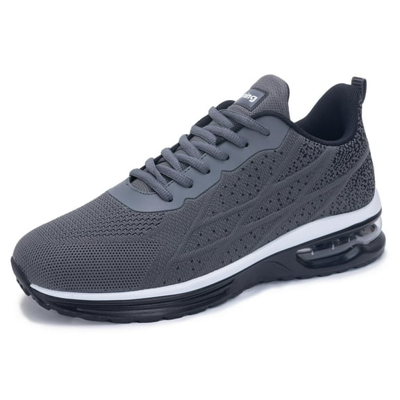 Mens Running Shoes Athletic Tennis Walking Sneakers for Gym Workout DarkGrey Size 10.5