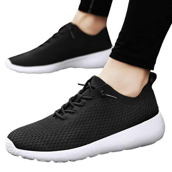 Mens Running Shoes Comfortable Breathable Spring Tennis Walking Sneakers Height Boosting Driving Work Shoes
