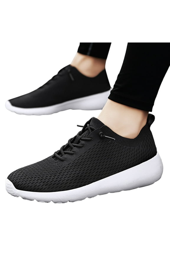 Mens Running Shoes Comfortable Breathable Spring Tennis Walking Sneakers Height Boosting Driving Work Shoes