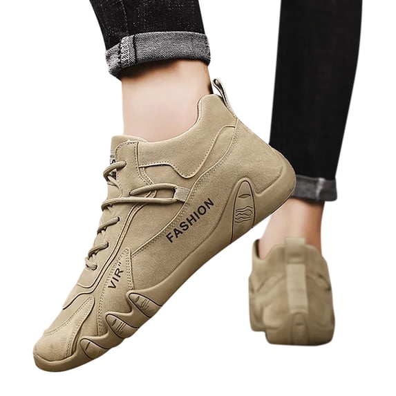 Mens Running Shoes Non Slip Comfortable Walking Shoes Lace Up Athletic Sports Shoes for Gym Workout