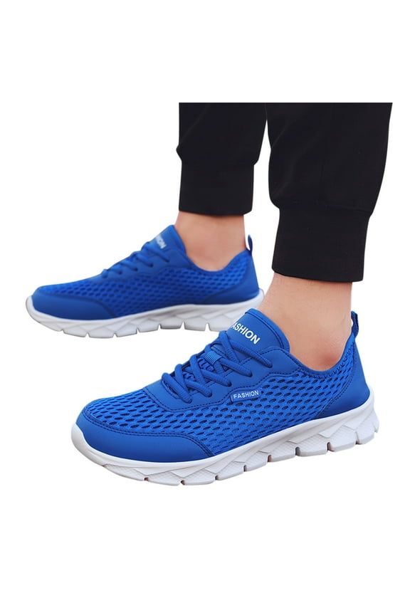Mens Running Shoes Non Slip Fashion Sneakers Breathable Hands Free Sneaker Athletic Walking Shoes