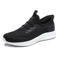 thumbnail image 1 of Mens Running Shoes Tennis Shoes Walking Gym Sneakers Lightweight Non Mesh Casual Workout Sneakers, 1 of 8