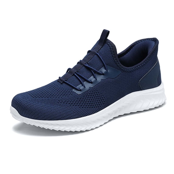Mens Running Shoes Tennis Shoes Walking Gym Sneakers Lightweight Non Mesh Casual Workout Sneakers