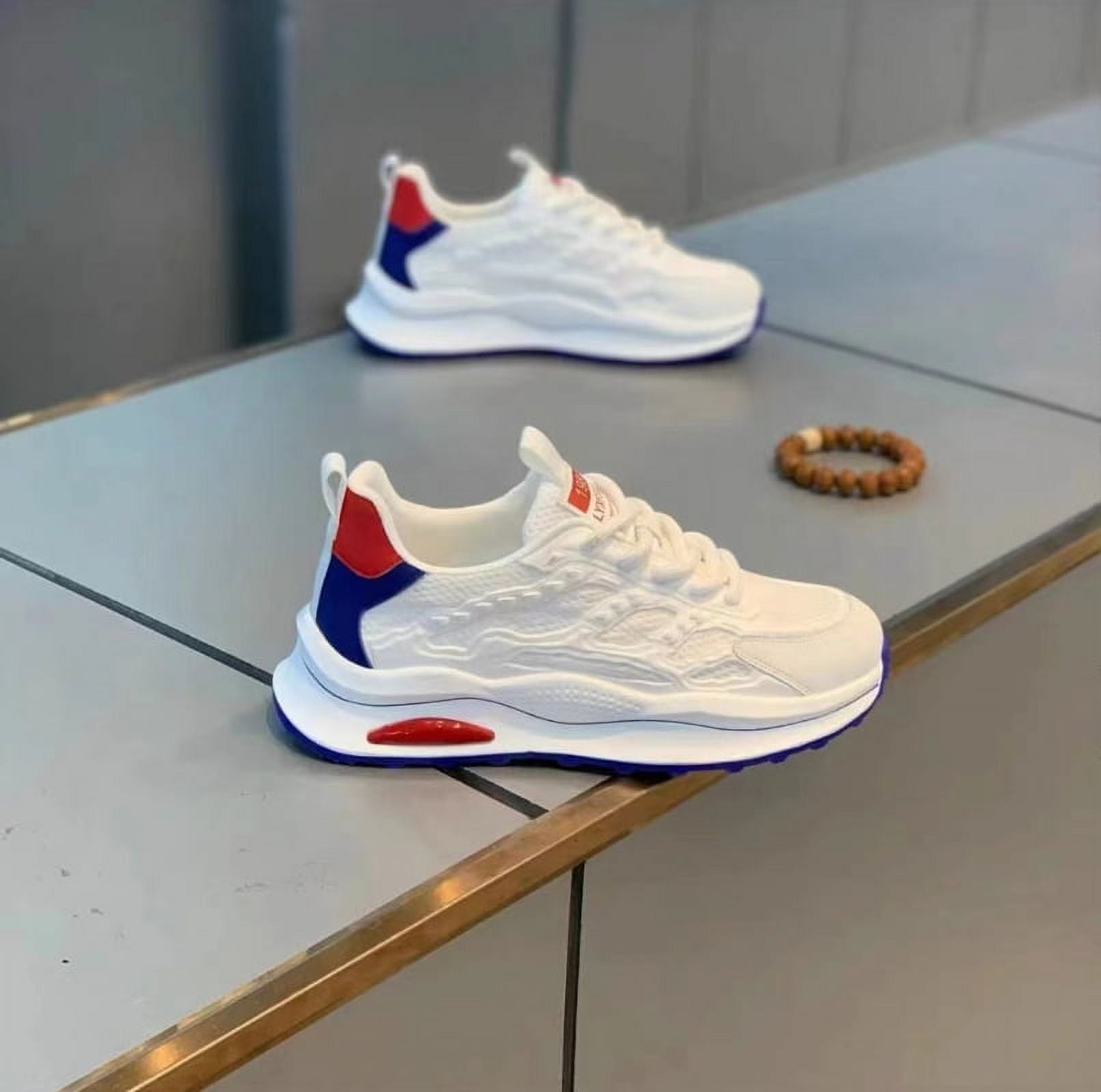 Mens Running Shoes Tennis Sneakers Walking Slip on Gym Workout Athletic Breathable Jogging Sport Casual Shoe