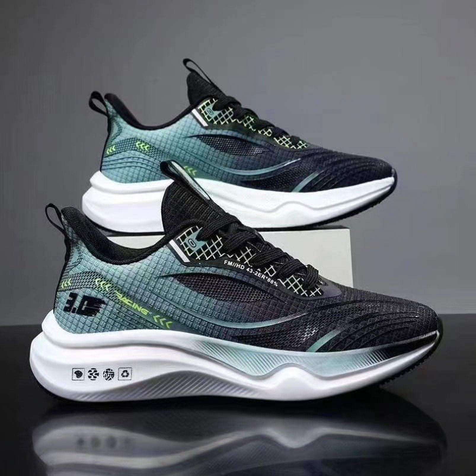 Mens Running Shoes Tennis Sneakers Walking Slip on Gym Workout Athletic Breathable Jogging Sport Casual Shoe