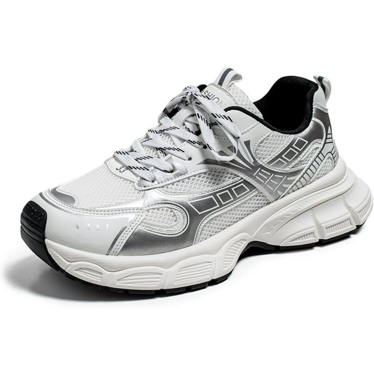Mens Running Shoes Tennis Walking Shoes Chunky Sneakers Workout 