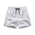 thumbnail image 1 of Mens Running Shorts 3" Quick Dry Elastic Waist Reflective Strip with Pockets Short Pants Fathers Gifts, 1 of 6