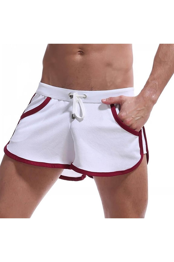 Mens Running Shorts Breathing Workout Gym Booty Short Shorts Sexy