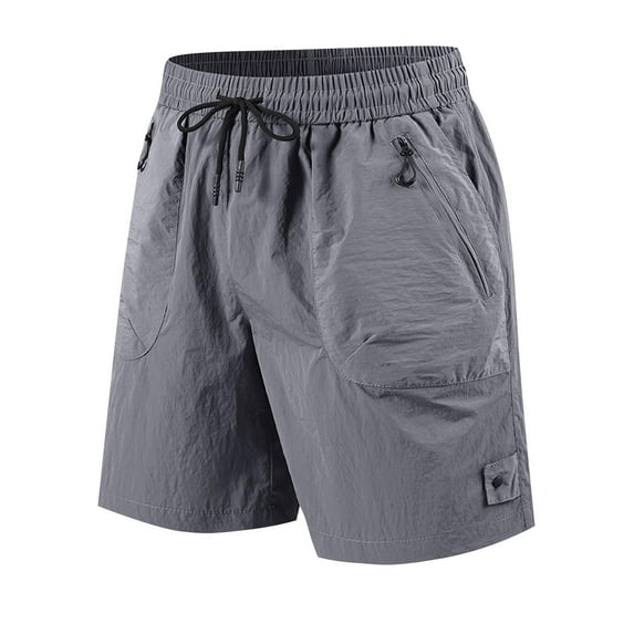 Mens Running Shorts Casual Solid Color Brethable Athletic Workout Sweat Short Drawstring Flowy Gym Running Shorts