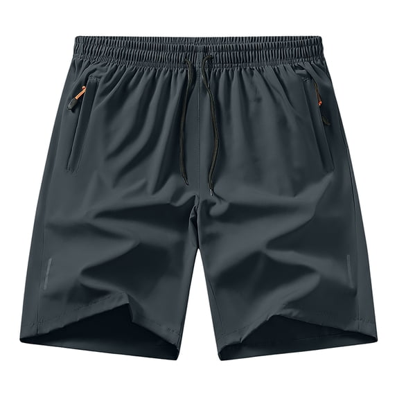Mens Running Shorts Quick Dry Lightweight Athletic Shorts with Zipper Pockets for Workout Gym Training Outdoor, 3XL